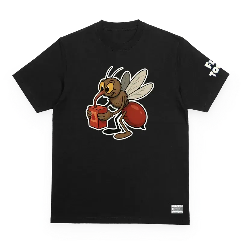Blood Thirsty — Fly Toons tee.
