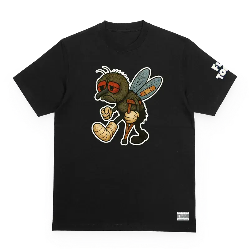 Broken Spirits — Fly Toons tee.