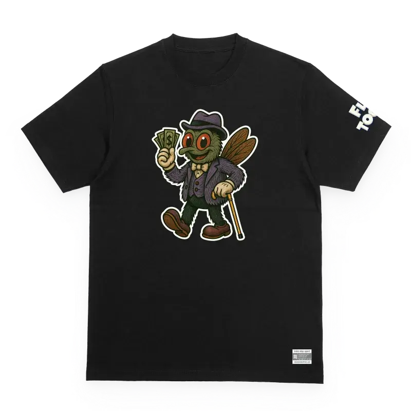 Fly Paper — Fly Toons tee.