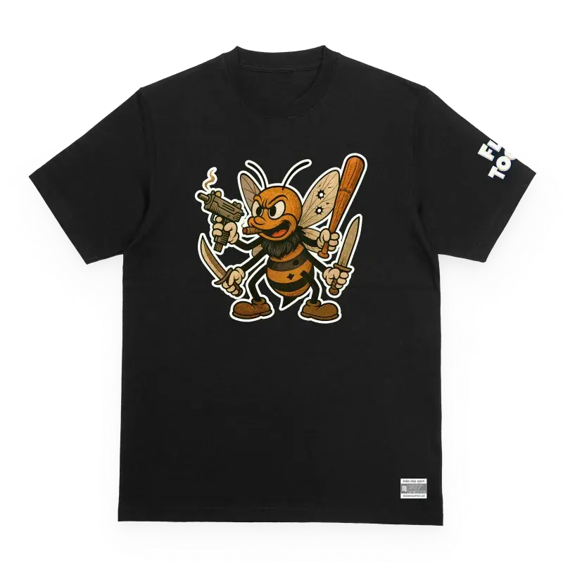 Killa Bee — Fly Toons tee.