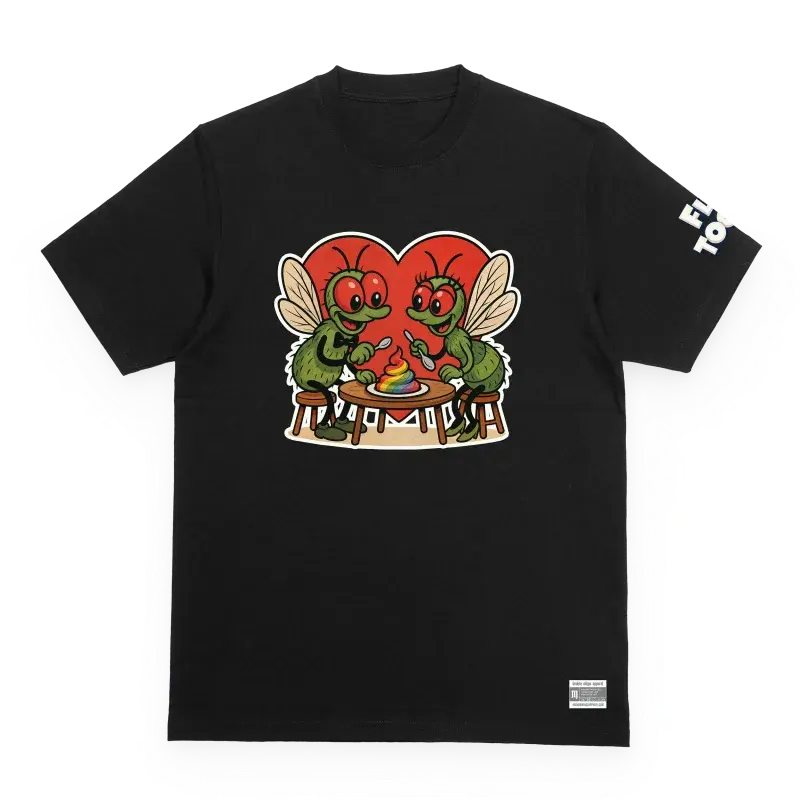 Luv Bugs — Fly Toons tee.