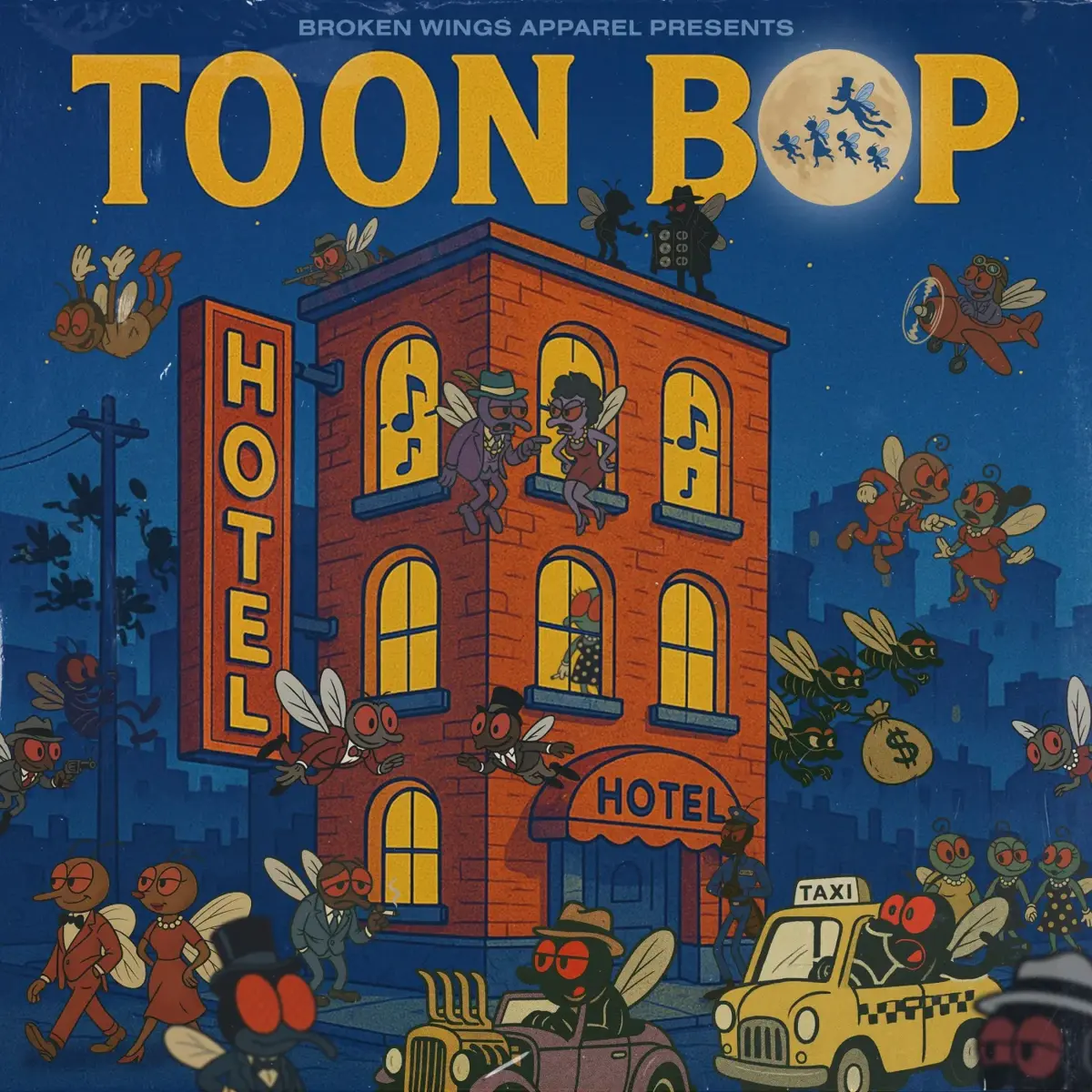 TOON BOP HOTEL album artwork.