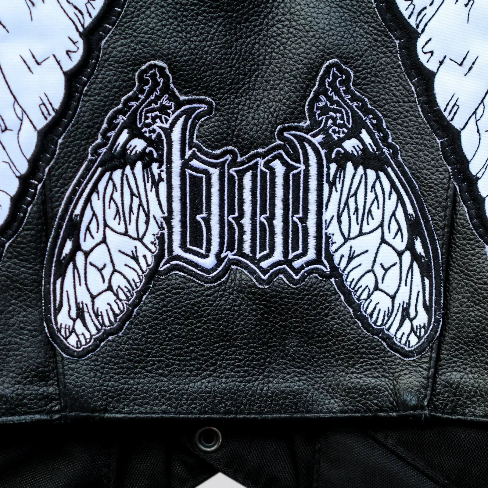 1st Edition Patch 'Classic Side Lace' Leather Vest, product shot 7