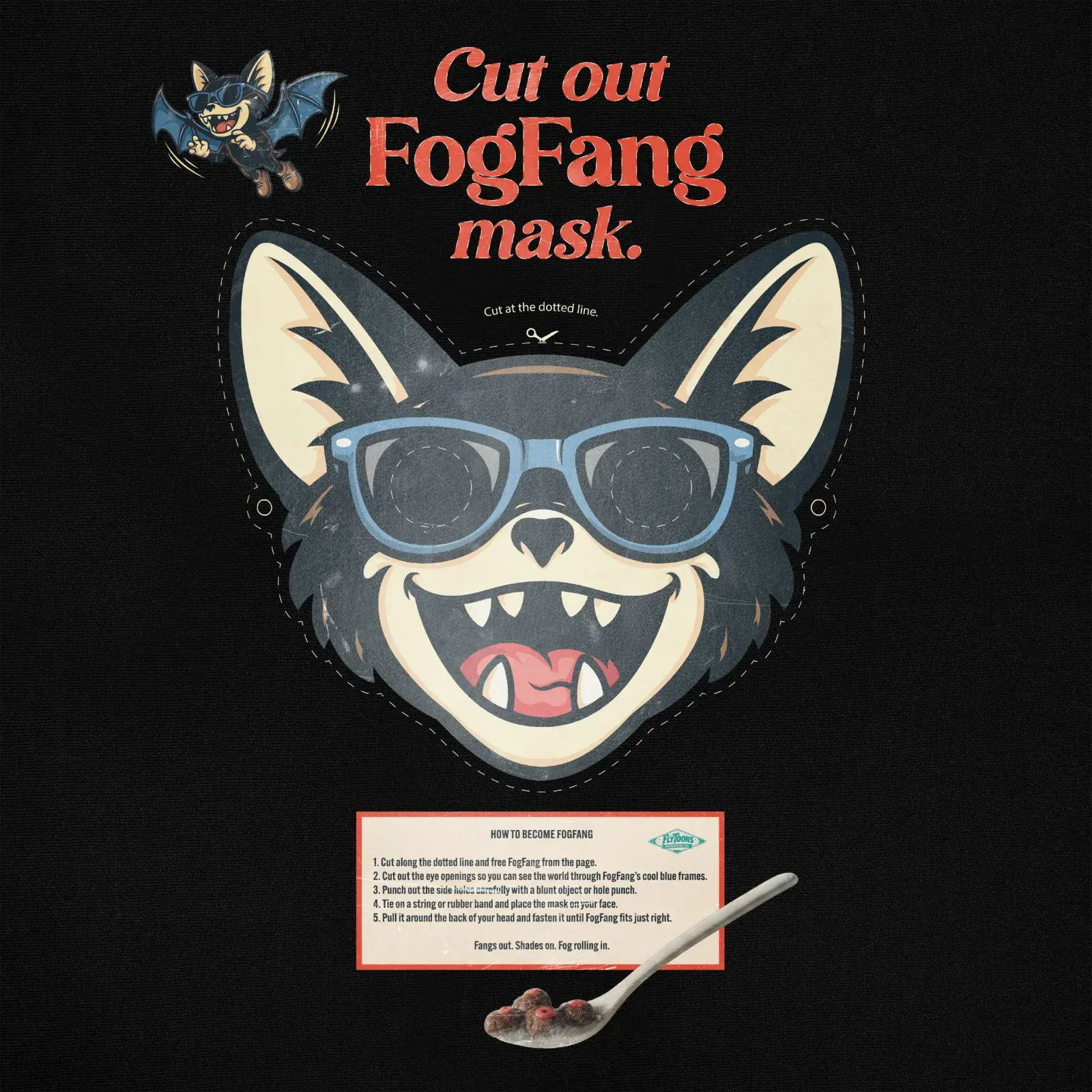 Ashveil Clusters Cereal Box Tee (Limited Edition), detail