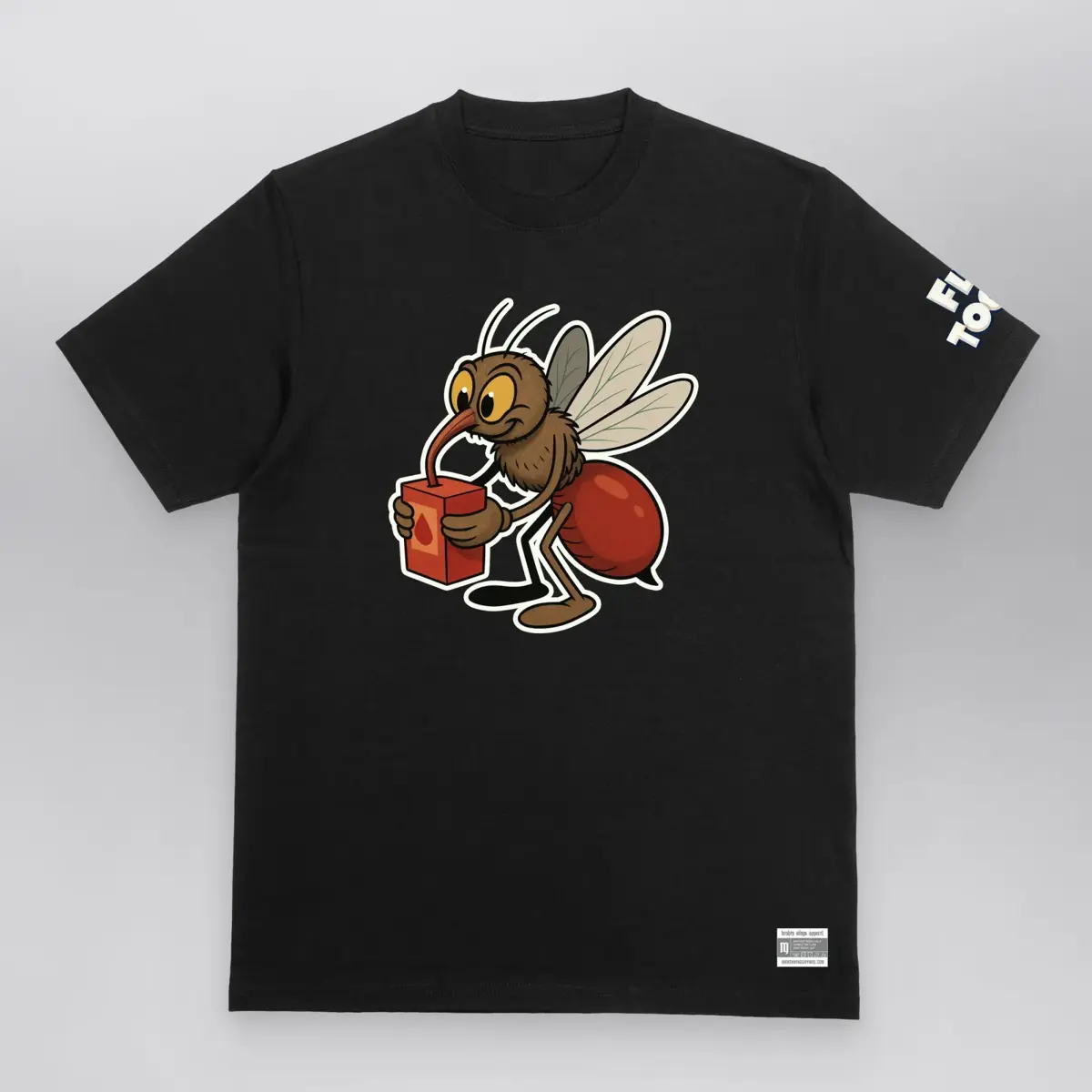 Blood Thirsty  - Fly Toons Tee, front