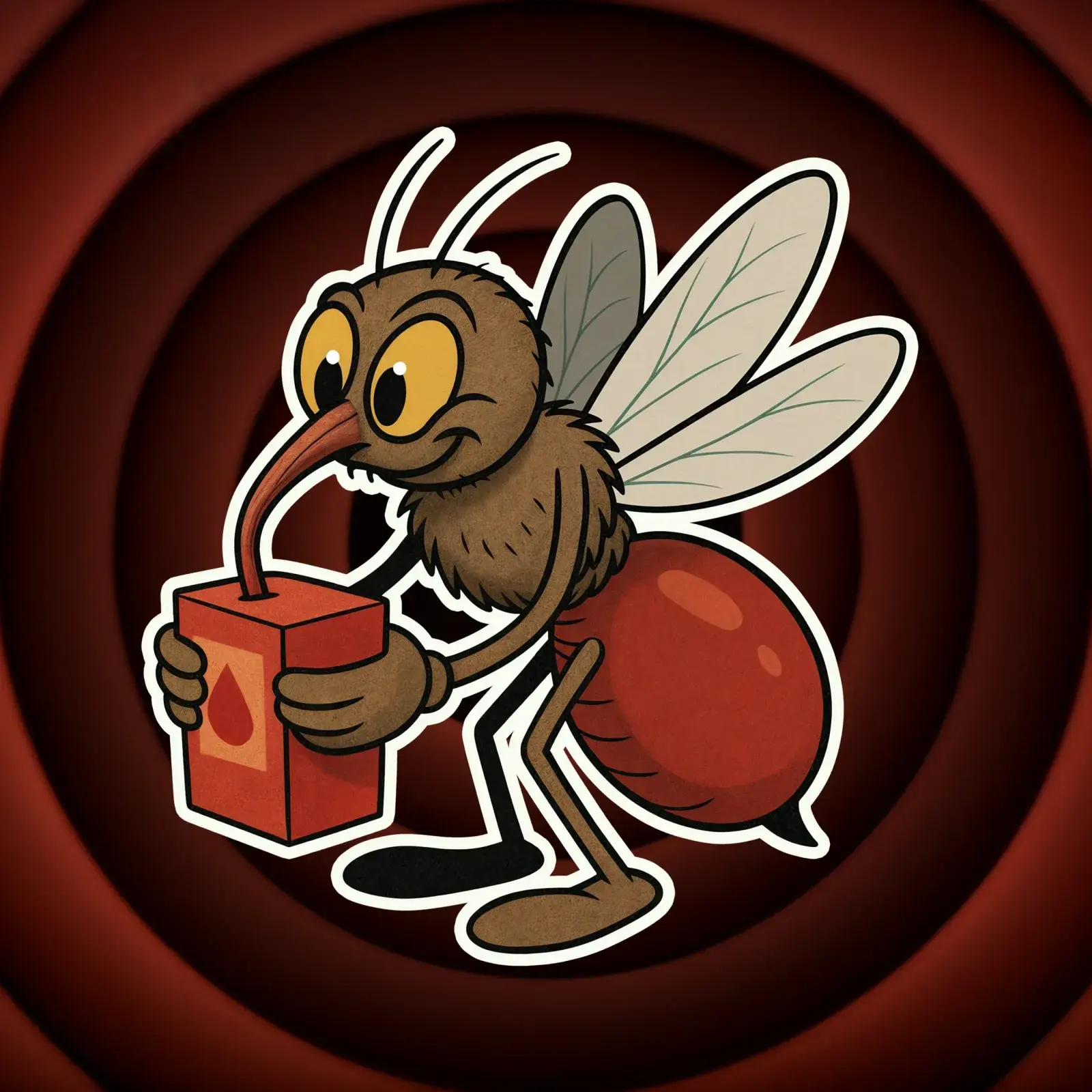 Blood Thirsty  - Fly Toons Tee, product shot 5