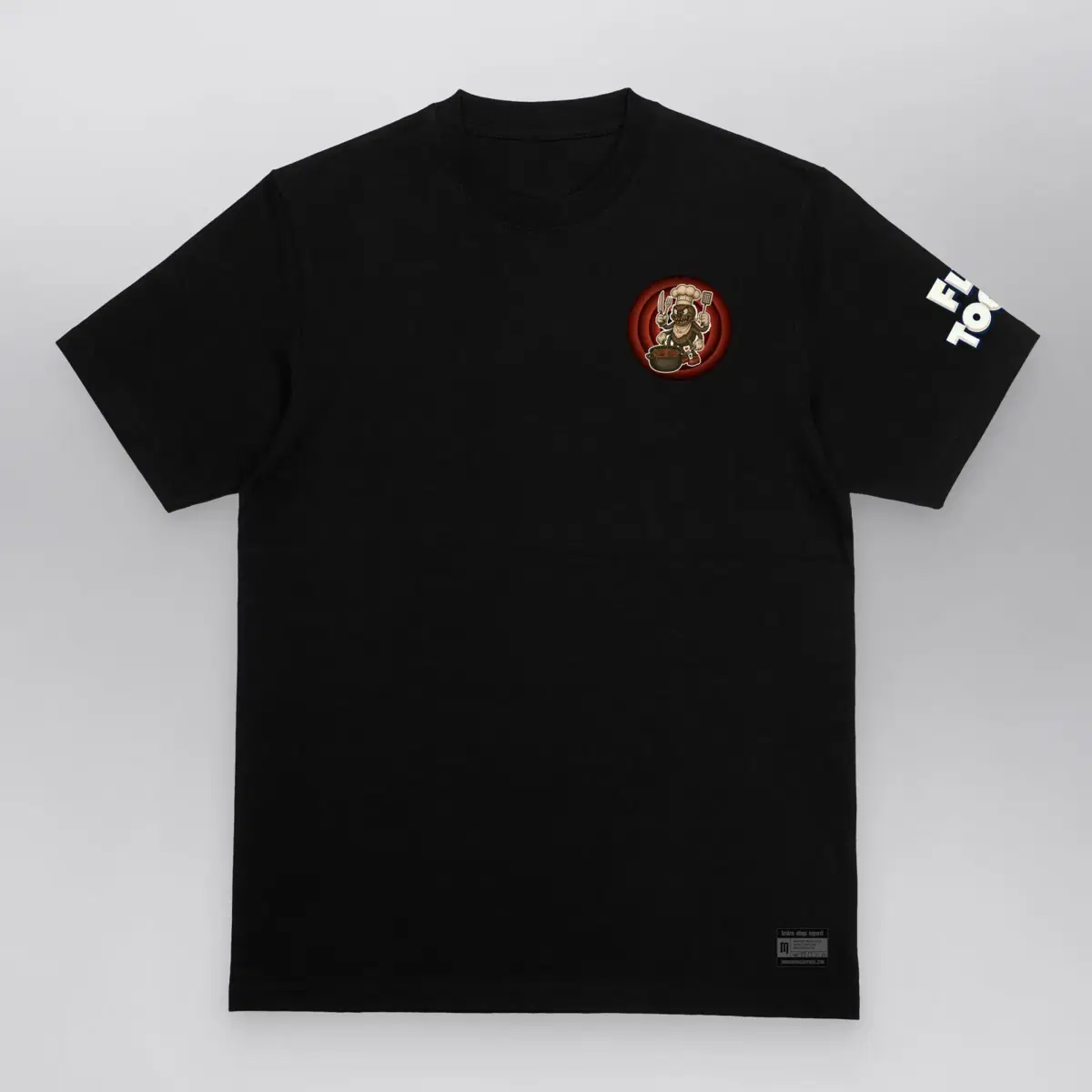 Bot Fly Soup Bullseye - Fly Toons Tee, front
