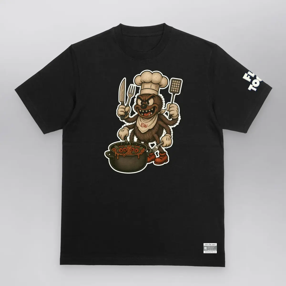 Bot Fly Soup  - Fly Toons Tee, front