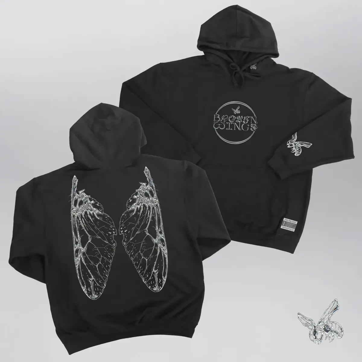 Chrome Dip Hoodie, product shot 1