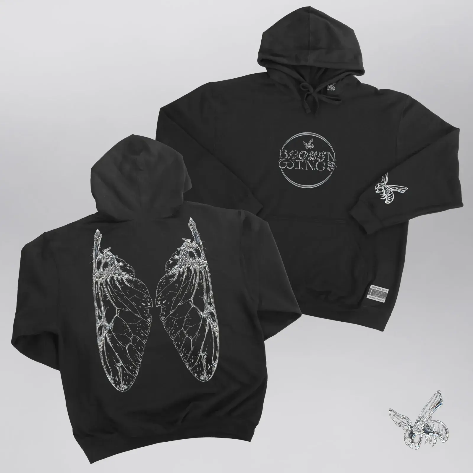 Chrome Dip Hoodie, product shot 1