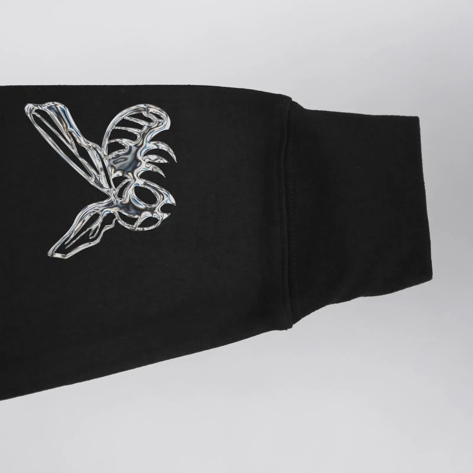 Chrome Dip Hoodie, detail