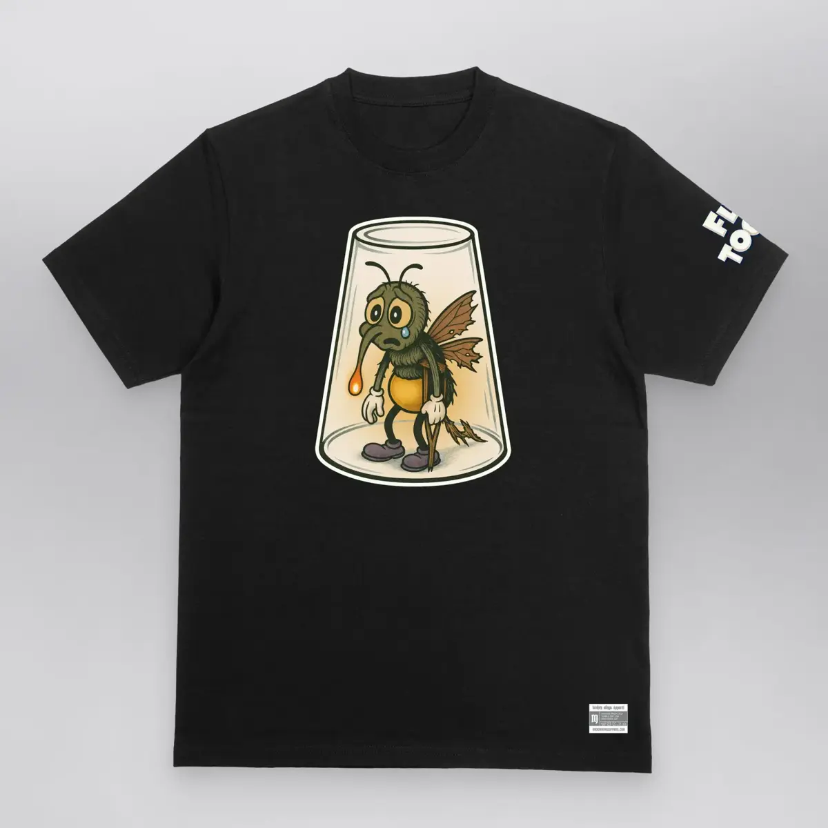 Feelin Trapped  - Fly Toons Tee, front