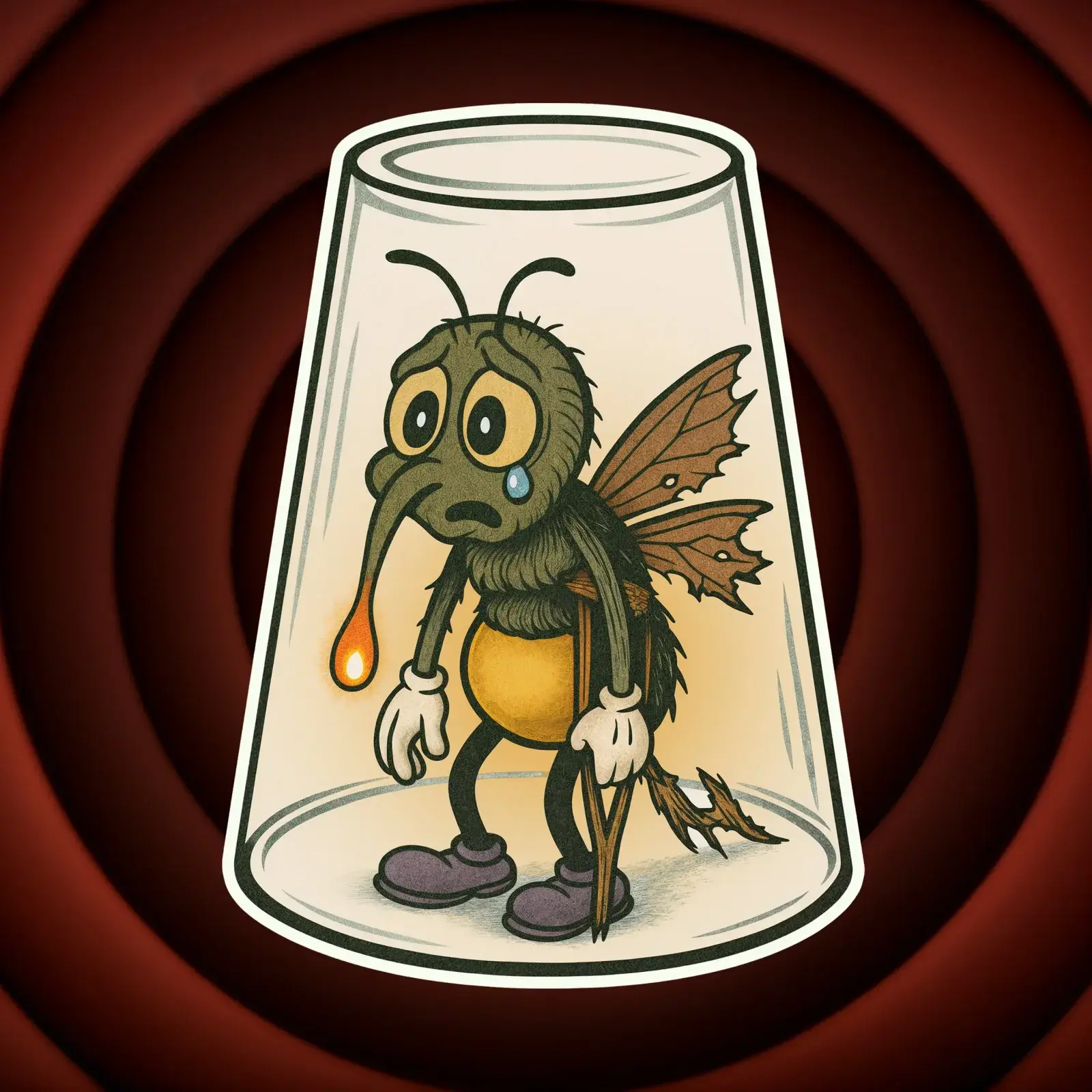 Feelin Trapped  - Fly Toons Tee, product shot 5