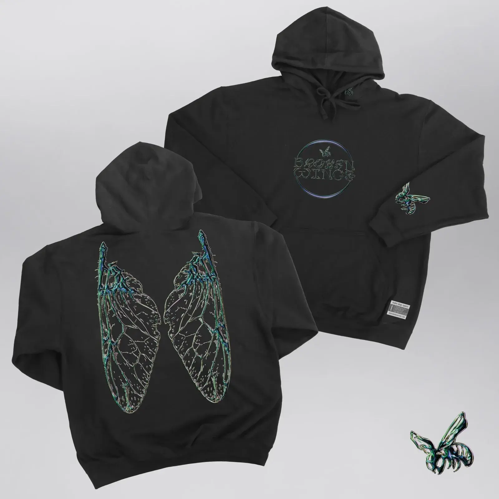 Galaxy Gloss Hoodie, product shot 1