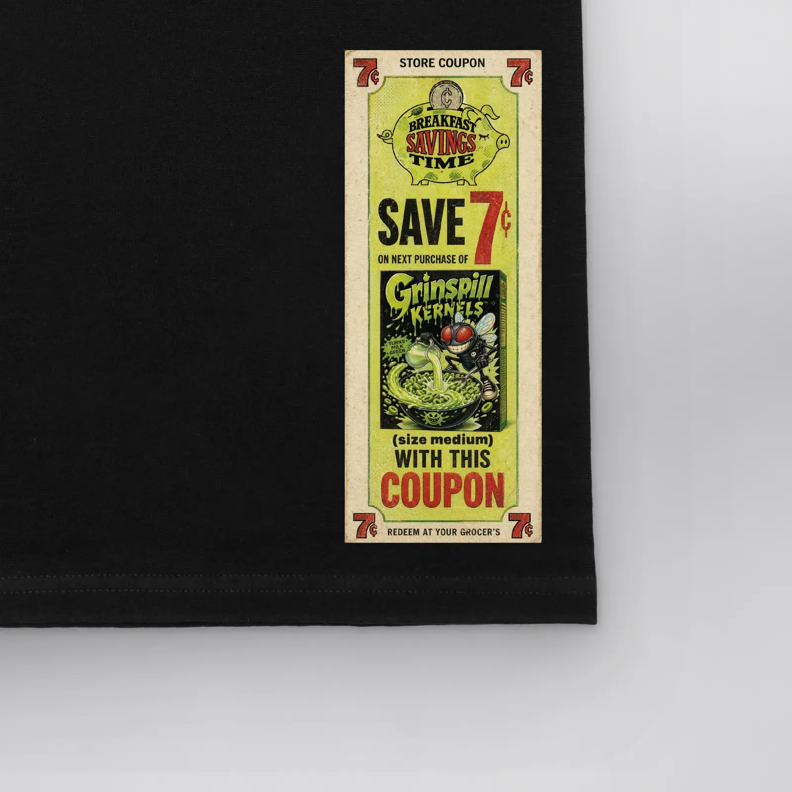 Grinspill Kernels Cereal Box Tee (Limited Edition), product shot 6