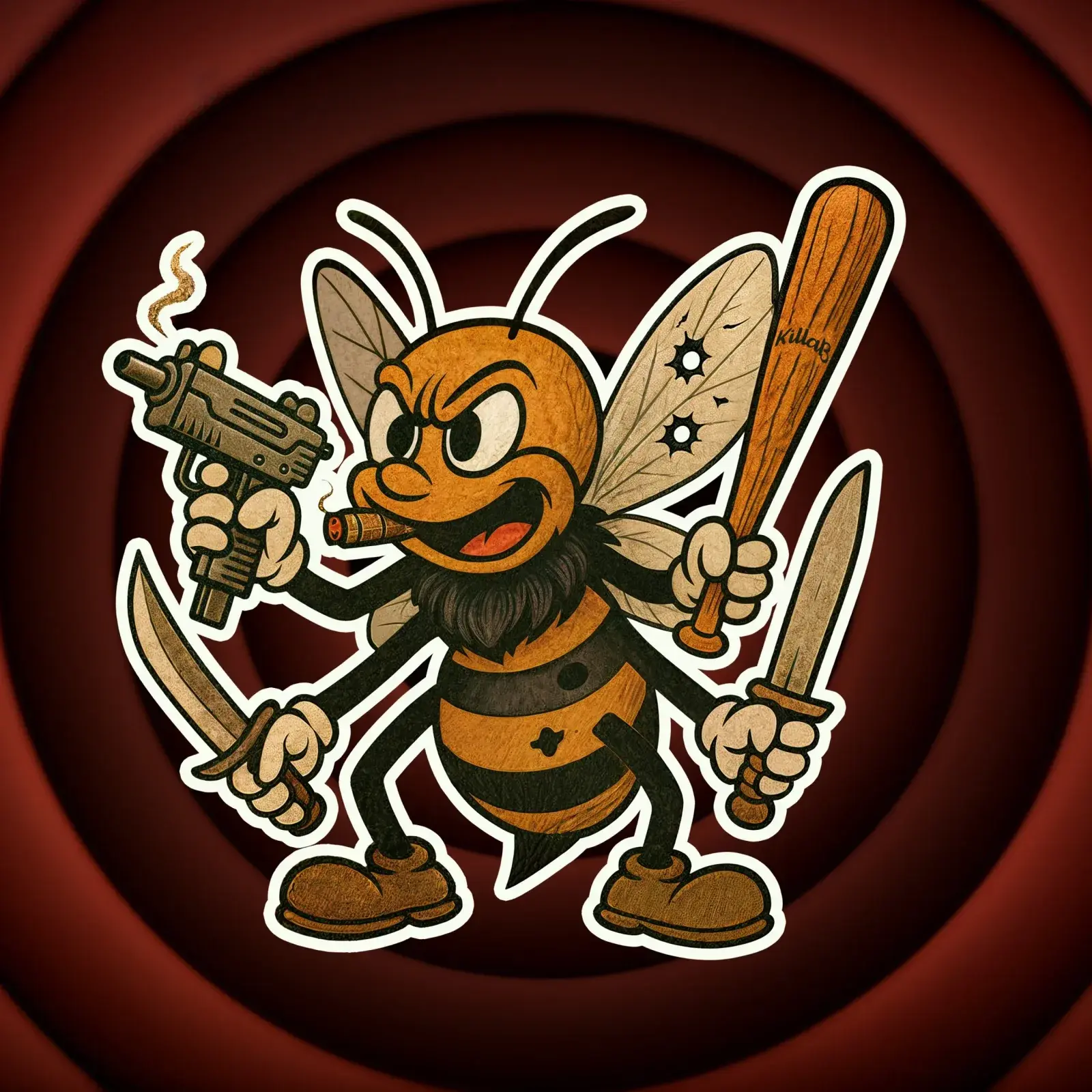 Killa Bee - Fly Toons Tee, product shot 5