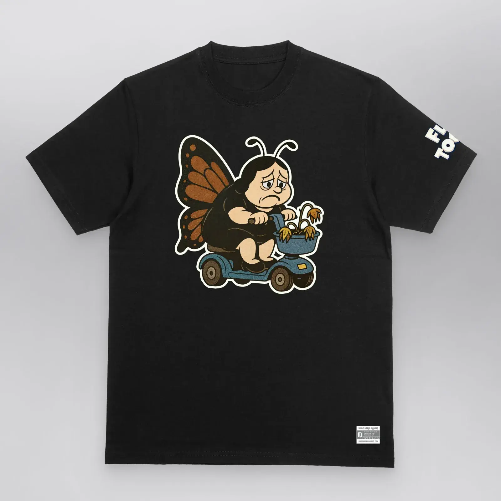 Limited Mobility - Fly Toons Tee, front