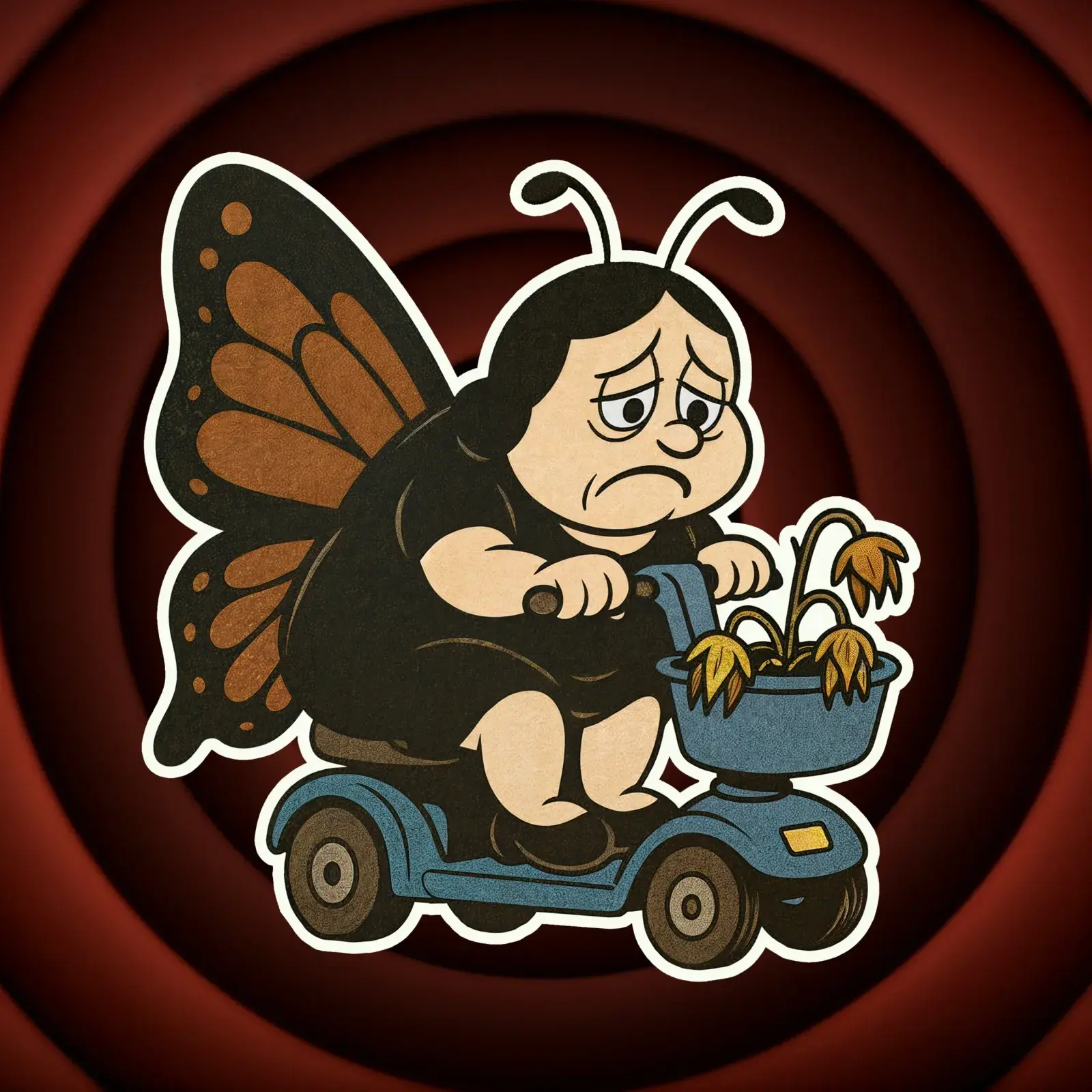 Limited Mobility - Fly Toons Tee, product shot 5
