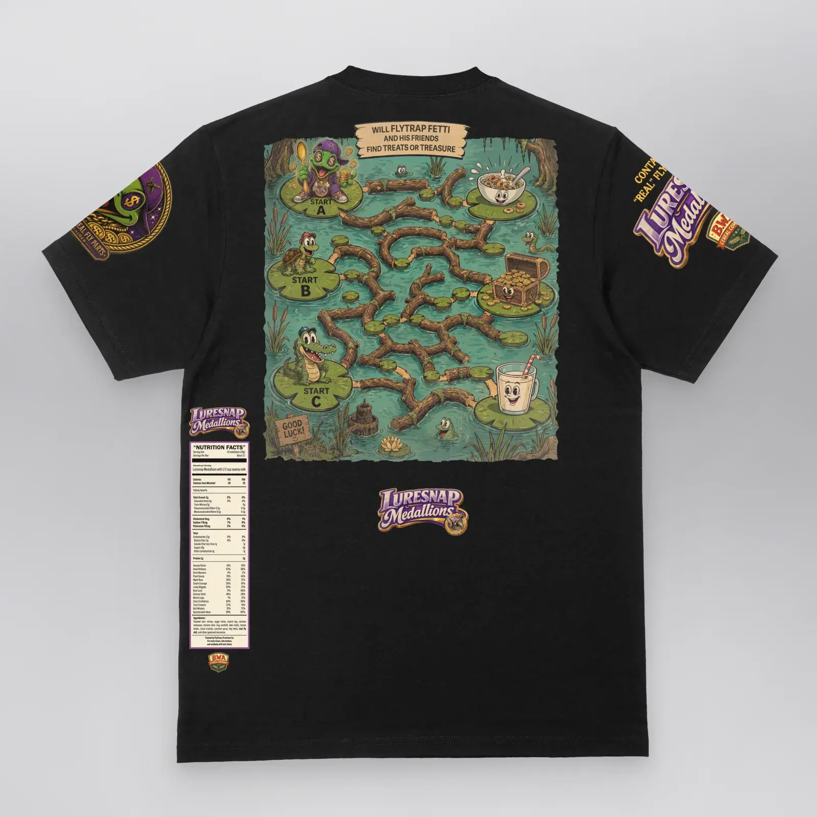 Luresnap Medallions Cereal Box Tee (Limited Edition), back
