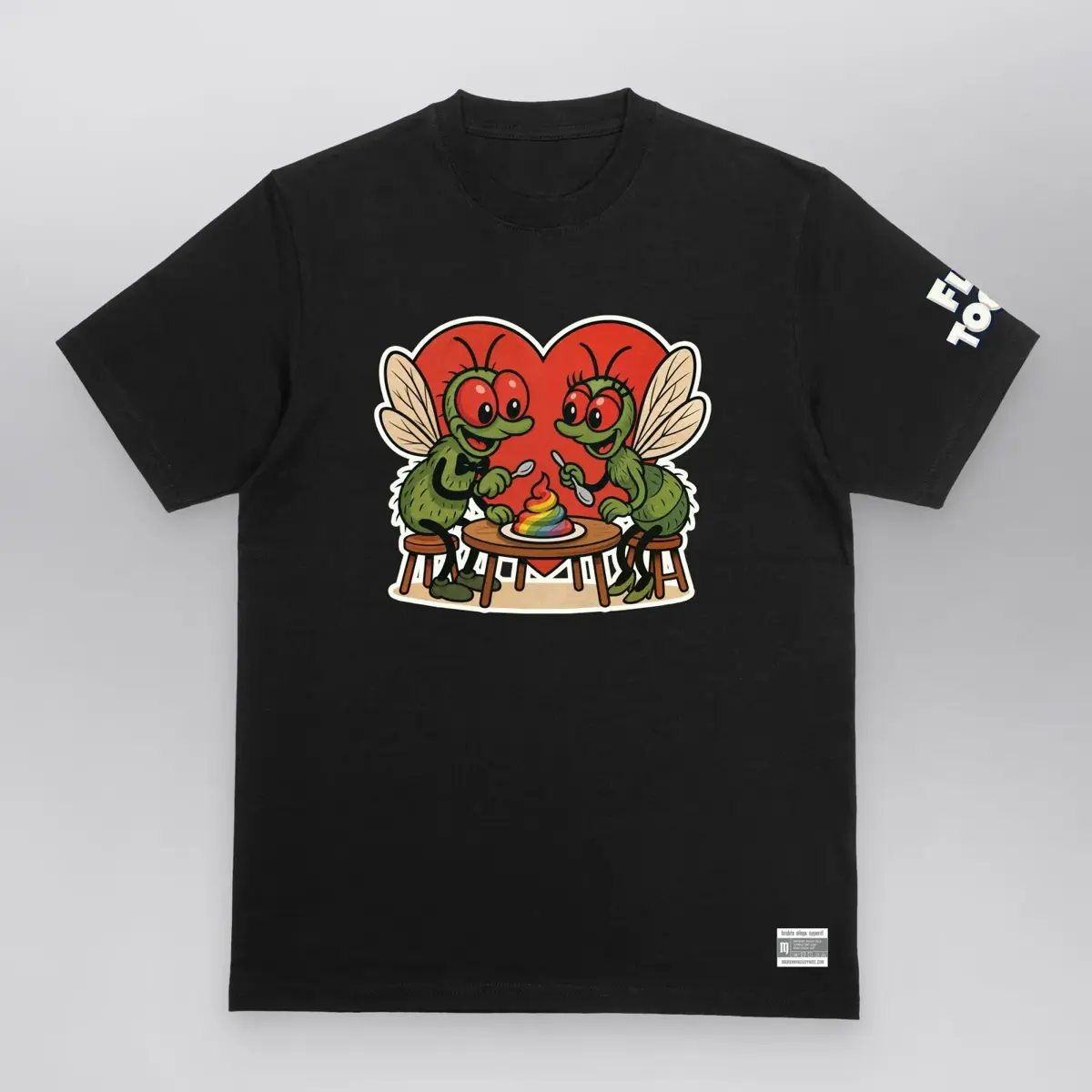 Luv Bugs - Fly Toons Tee, front