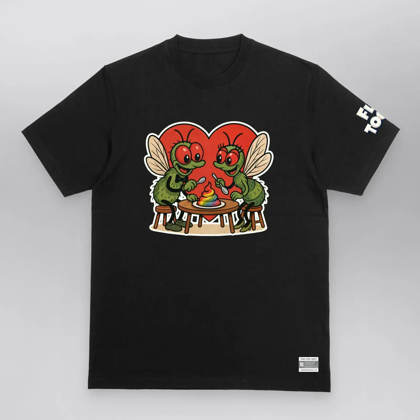 Luv Bugs - Fly Toons Tee, front
