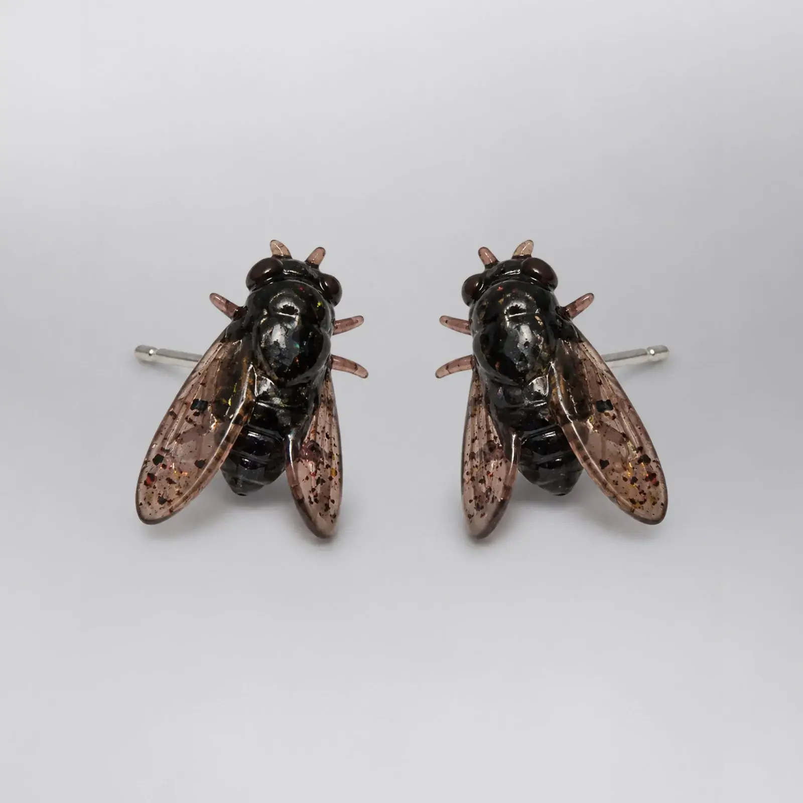 Silicone Fly Earrings That Nobody Likes or Wants, product shot 1