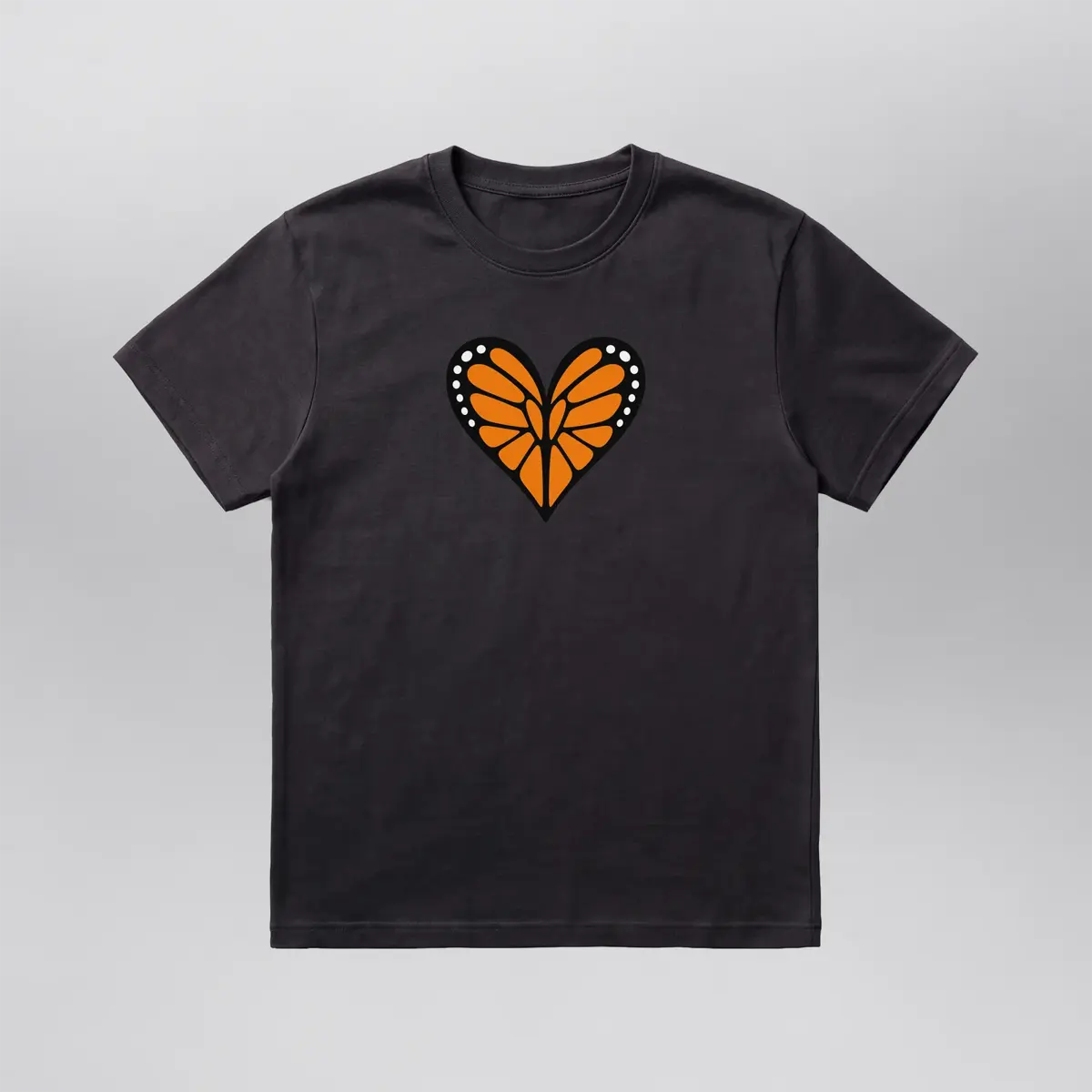 Youth's Monarch Heart Tee, front