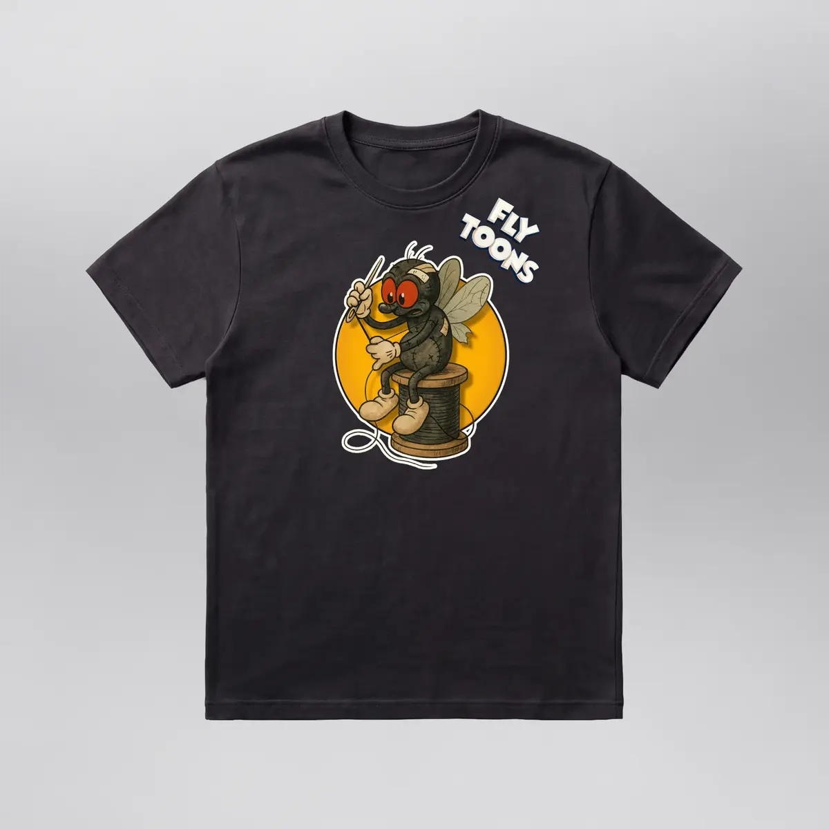 Youth's Stitch Yourself Tee - Fly Toons, front